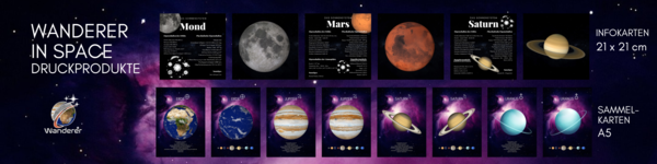 Sonnensystem Infokarten